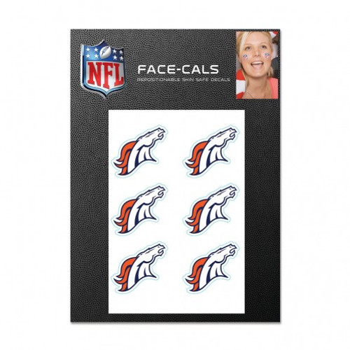 Denver Broncos Tattoo Face Cals