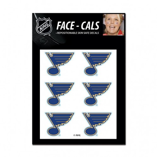St. Louis Blues Tattoo Face Cals Special Order