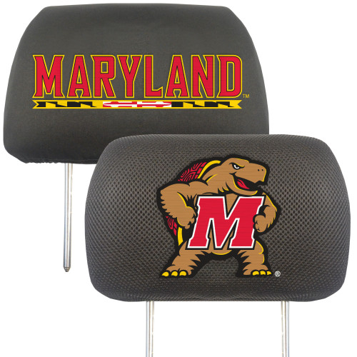 Maryland Terrapins Headrest Covers FanMats Special Order