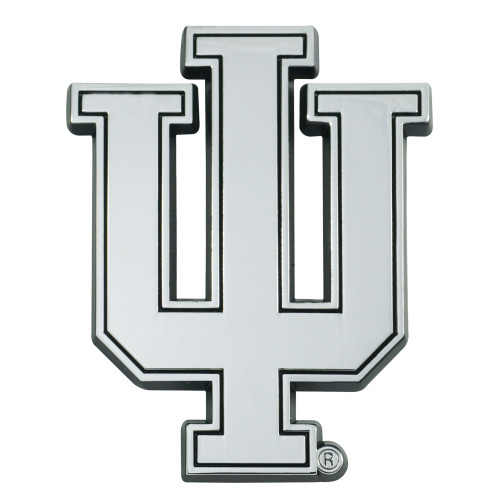Indiana Hoosiers Auto Emblem Premium Metal Chrome Special Order