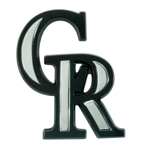 Colorado Rockies Auto Emblem Premium Metal Chrome Special Order