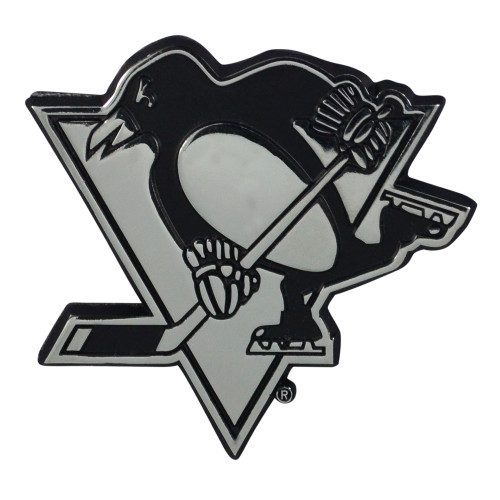 Pittsburgh Penguins Auto Emblem Premium Metal Chrome Special Order