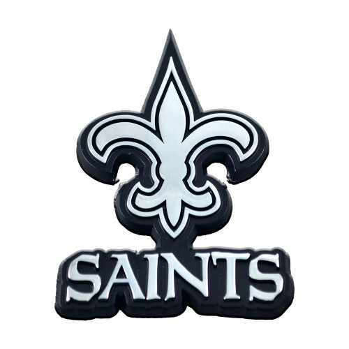 New Orleans Saints Auto Emblem Premium Metal Chrome