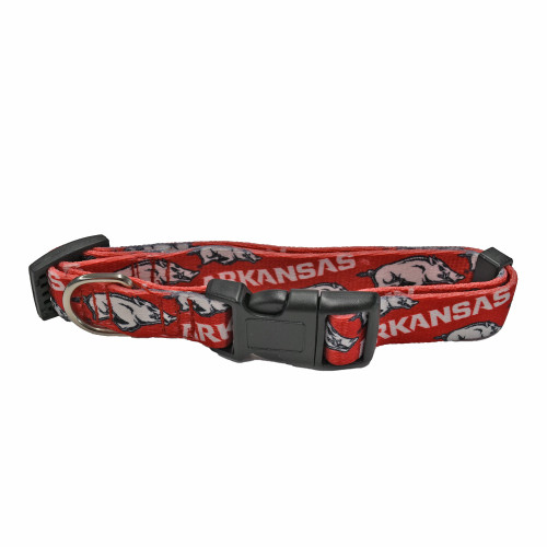 Arkansas Razorbacks Pet Collar Size M - Special Order