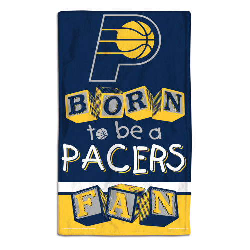 Indiana Pacers Baby Burp Cloth 10x17 Special Order