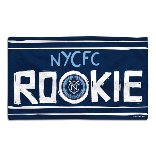 New York City FC Baby Burp Cloth 10x17 Special Order