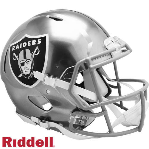 Las Vegas Raiders Helmet Riddell Authentic Full Size Speed Style FLASH Alternate