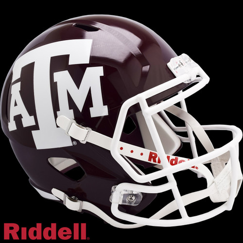 Texas A&M Aggies Helmet Riddell Replica Full Size Speed Style Maroon Special Order