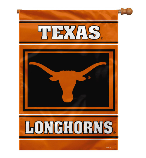 Texas Longhorns Banner 28x40 House Flag Style 2 Sided CO