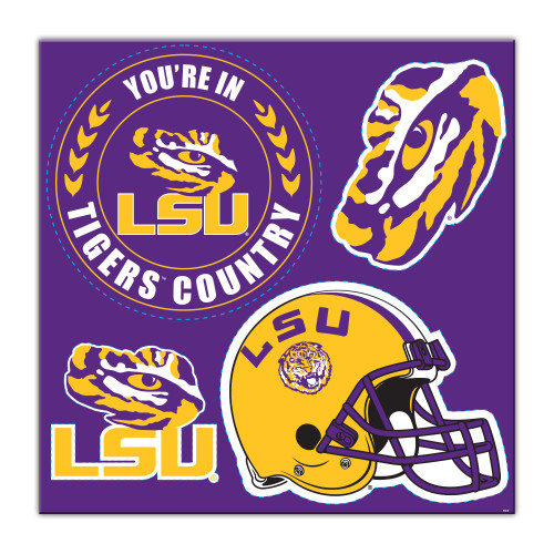 LSU Tigers Magnet Kit 4 Piece CO