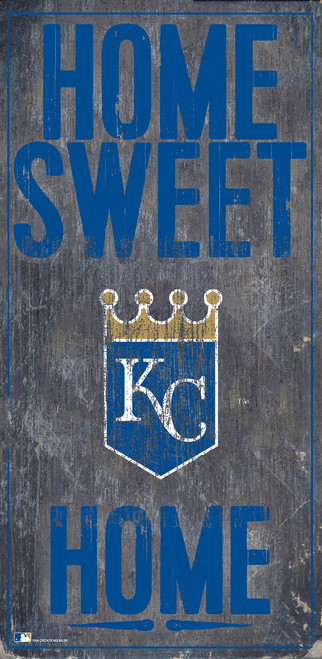 Kansas City Royals Sign Wood 6x12 Home Sweet Home Design