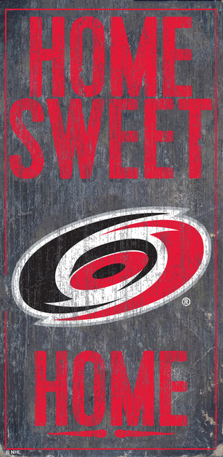 Carolina Hurricanes Sign Wood 6x12 Home Sweet Home Design Special Order