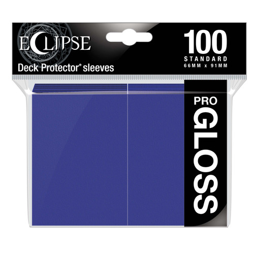 Eclipse Gloss Standard Sleeves 100 Pack Royal Purple