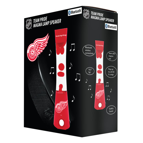 Detroit Red Wings Magma Lamp - Bluetooth Speaker Special Order
