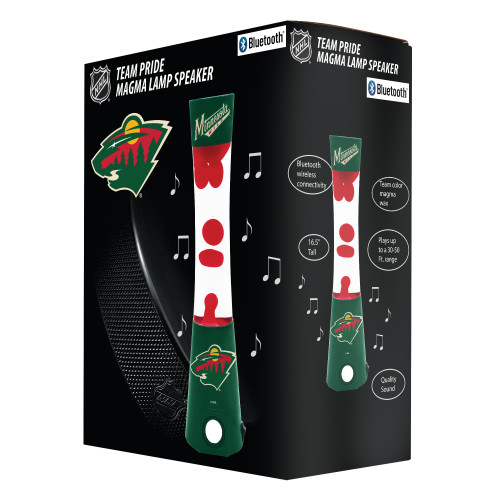 Minnesota Wild Magma Lamp - Bluetooth Speaker Special Order