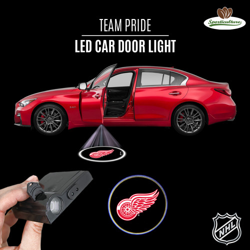 Detroit Red Wings Car Door Light LED Special Order