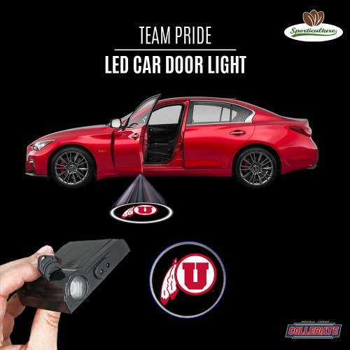 Utah Utes Car Door Light LED Special Order