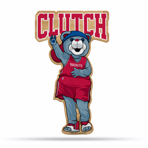 Houston Rockets Pennant Shape Cut Mascot Design Special Order