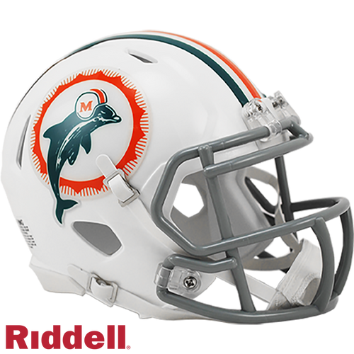 Miami Dolphins Riddell Speed Throwback 72 Authentic Full Size Football