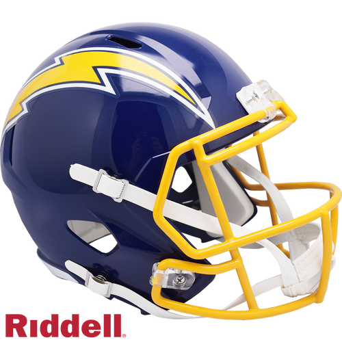 Los Angeles Chargers Helmet Riddell Replica Full Size Speed Style 1974-1987 T/B Special Order