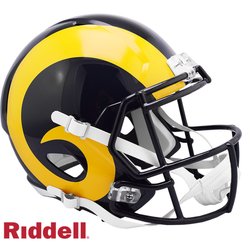 Los Angeles Rams Helmet Riddell Replica Full Size Speed Style 1981-1999 T/B Special Order