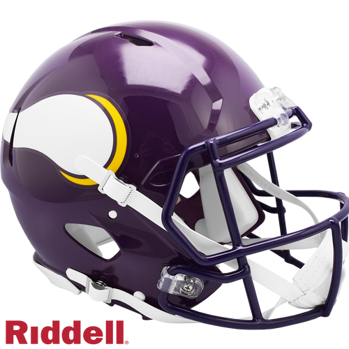 Minnesota Vikings Helmet Riddell Authentic Full Size Speed Style 1983-2001 T/B Special Order