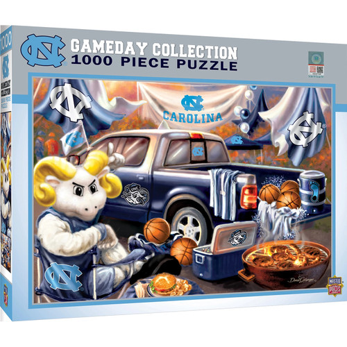 North Carolina Tar Heels Puzzle 1000 Piece Gameday Design