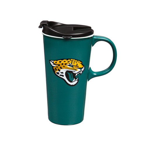 Jacksonville Jaguars Drink 17oz Travel Latte Boxed