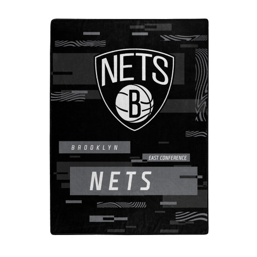 Brooklyn Nets Blanket 60x80 Raschel Digitize Design Special Order