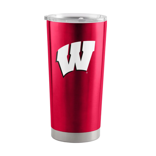 Wisconsin Badgers Travel Tumbler 20oz Stainless Steel