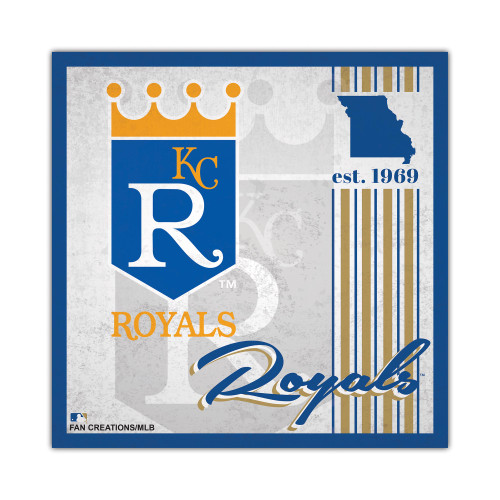 Kansas City Royals Sign Wood 10x10 Album Design - Special Order