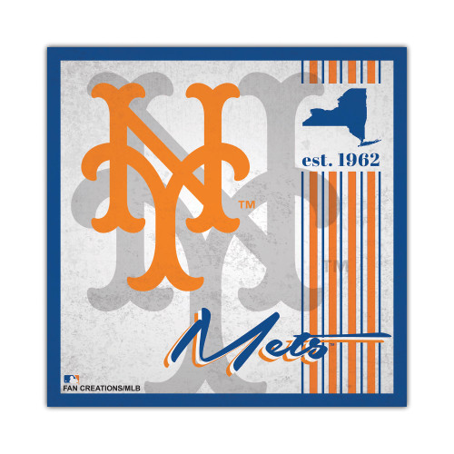 New York Mets Sign Wood 10x10 Album Design - Special Order