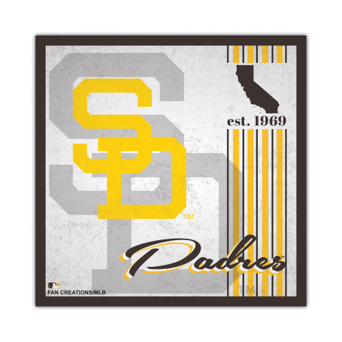 San Diego Padres Sign Wood 10x10 Album Design - Special Order