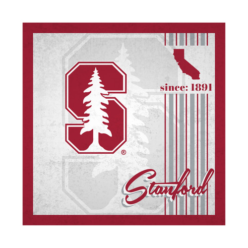 Stanford Cardinal Sign Wood 10x10 Album Design - Special Order