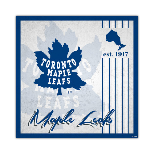 Toronto Maple Leafs Sign Wood 10x10 Album Design - Special Order