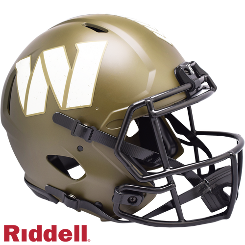 Washington Commanders Helmet Riddell Authentic Full Size Speed Style Salute To Service