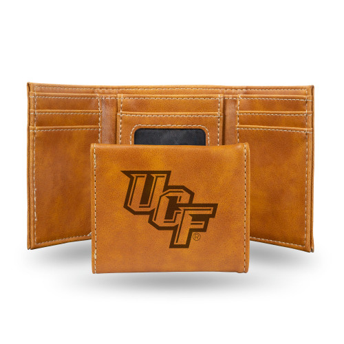 Central Florida Knights Wallet Trifold Laser Engraved - Special Order