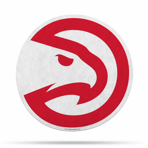 Atlanta Hawks Pennant Shape Cut Logo Design - Special Order