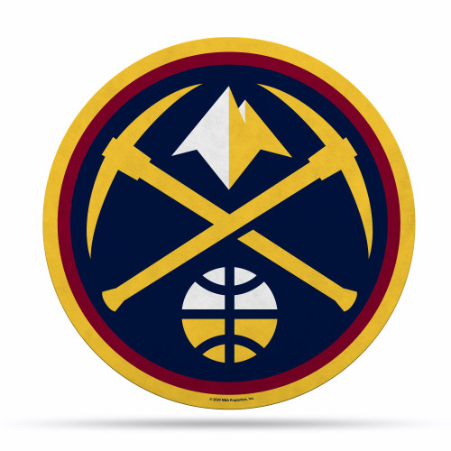 Denver Nuggets Pennant Shape Cut Logo Design - Special Order