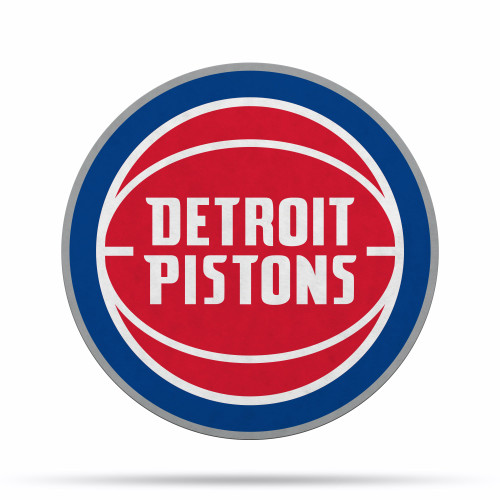 Detroit Pistons Pennant Shape Cut Logo Design - Special Order