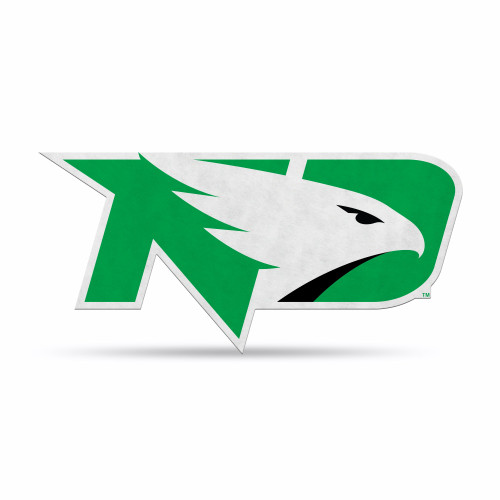 North Dakota Fighting Hawks Pennant Shape Cut Logo Design - Special Order