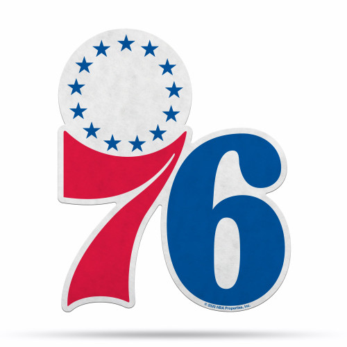 Philadelphia 76ers Pennant Shape Cut Logo Design - Special Order