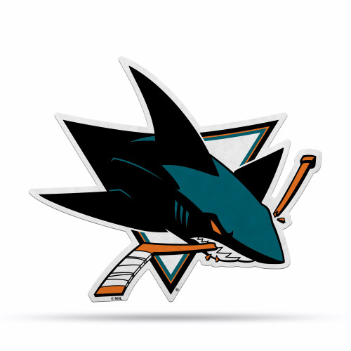 San Jose Sharks Pennant Shape Cut Logo Design - Special Order