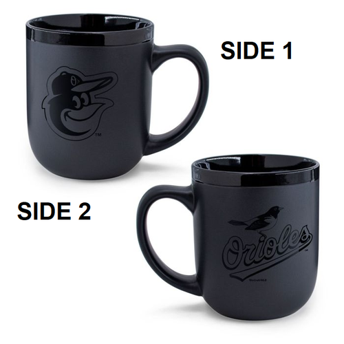 Baltimore Orioles Coffee Mug 17oz Matte Black