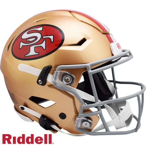 San Francisco 49ers Helmet Riddell Authentic Full Size SpeedFlex Style 1964-1995 T/B - Special Order