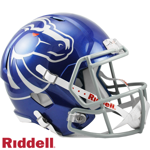 Boise State Broncos Helmet Riddell Replica Full Size Speed Style Blue - Special Order