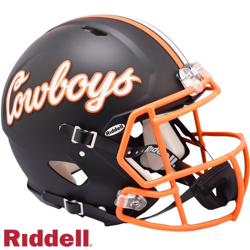 Oklahoma State Cowboys Helmet Riddell Authentic Full Size Speed Style Cowboys Script - Special Order