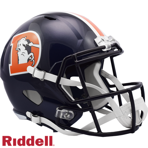 Denver Broncos Helmet Riddell Replica Full Size Speed Style Color Rush - Special Order