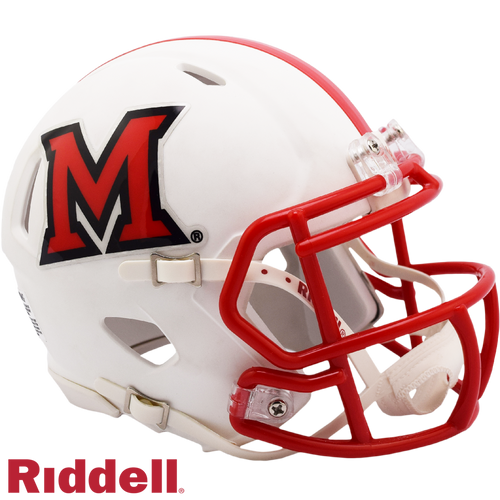 Miami of Ohio Redhawks Helmet Riddell Replica Mini Speed Style