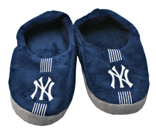 New York Yankees Slipper - Youth 4-7 Size 10-11 Stripe - (1 Pair) - M